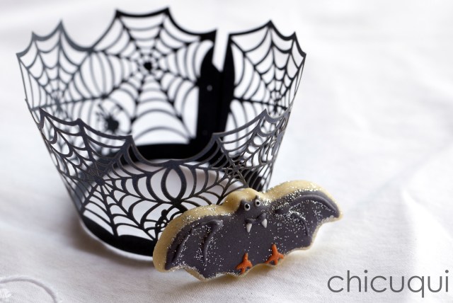 Halloween bat galletas decoradas chicuqui