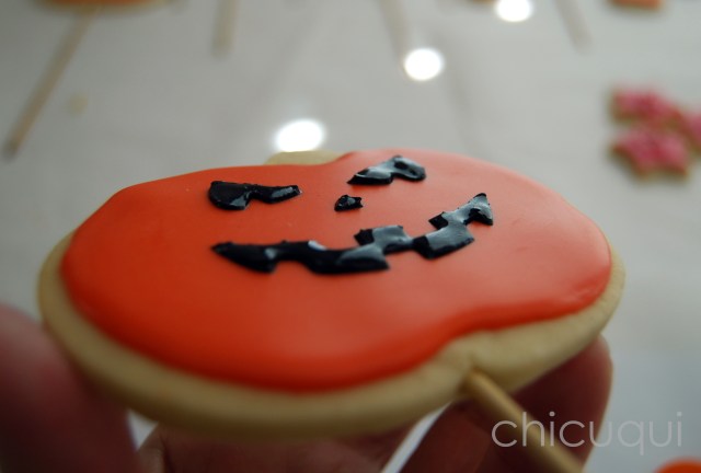 halloween galletas decoradas pumkin calabaza how to 08