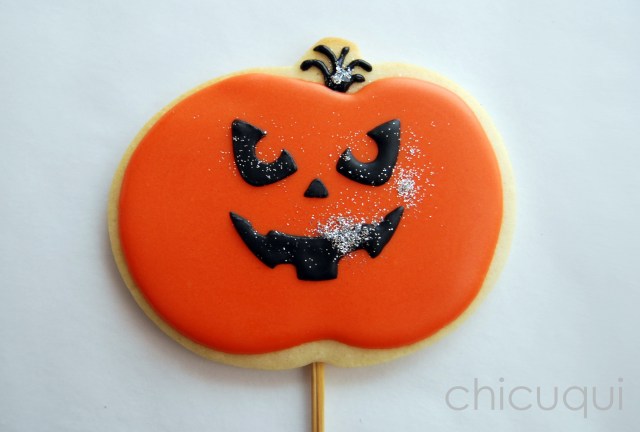 halloween galletas decoradas pumkin calabaza how to 11
