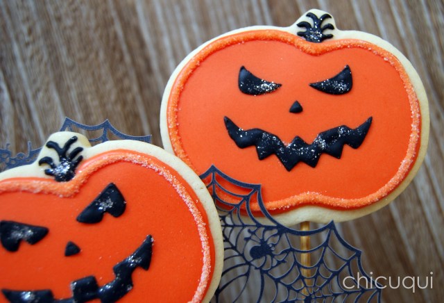 halloween galletas decoradas pumkin calabaza how to 15