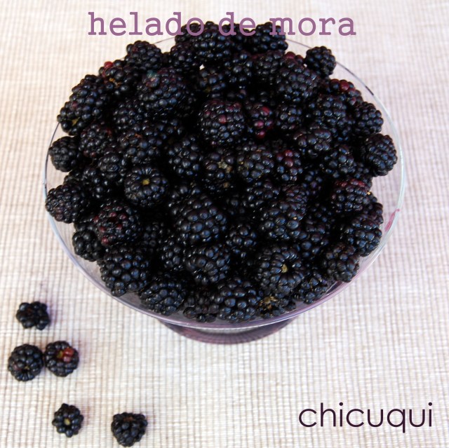 helado de mora en  galletas decoradas chicuqui.com