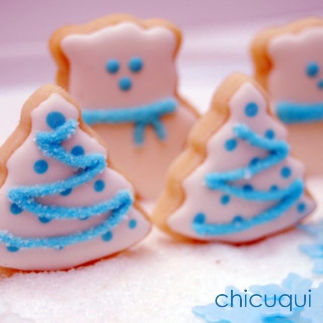 Galletas decoradas Navidad Christmas regalo recién nacido bebé chicuqui.com