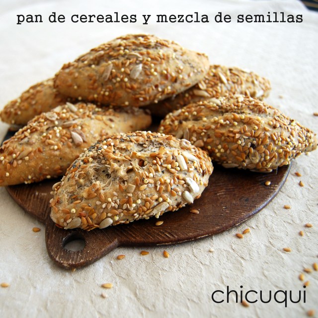 Pan de cereales y mezcla de semillas la receta en chicuqui.com