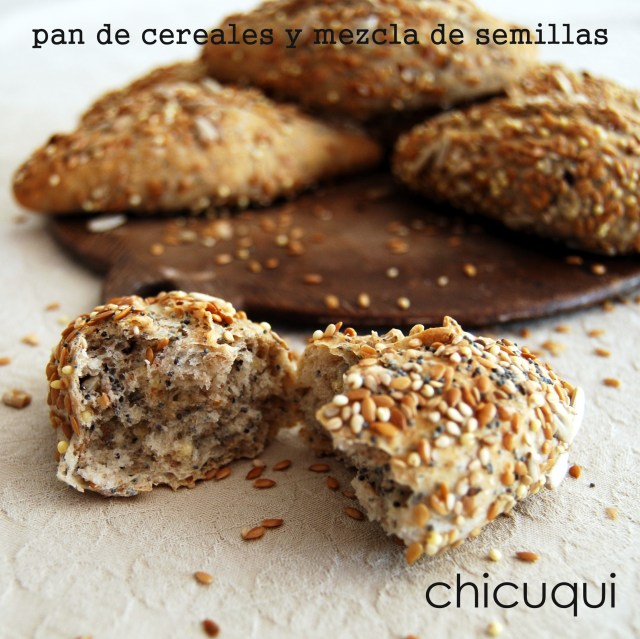 Pan de cereales y mezcla de semillas la receta en chicuqui.com