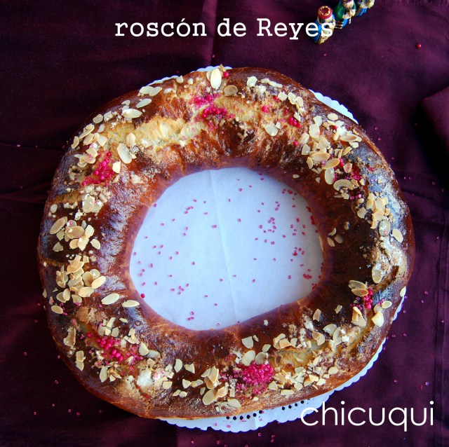 receta roscón de Reyes Navidad galletas decoradas chicuqui.com