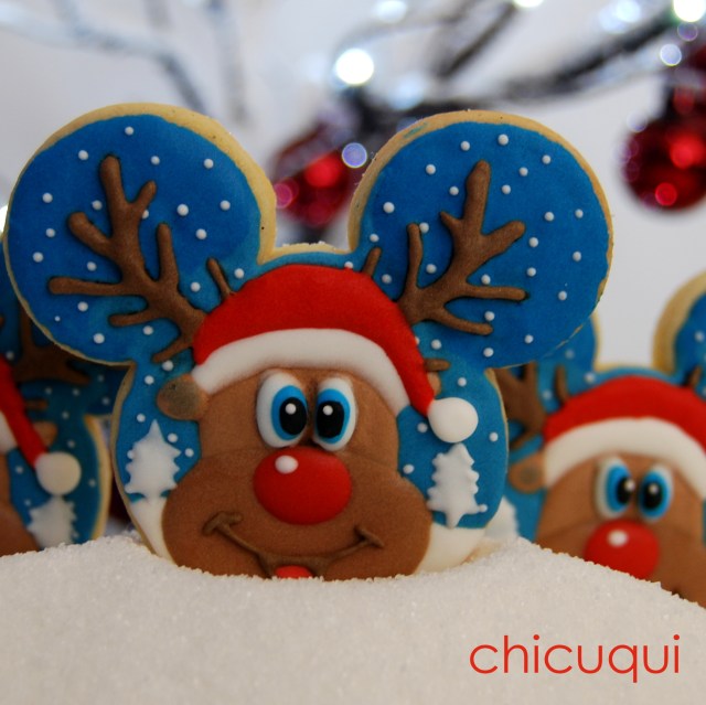 Renos de Navidad galletas decoradas chicuqui.com