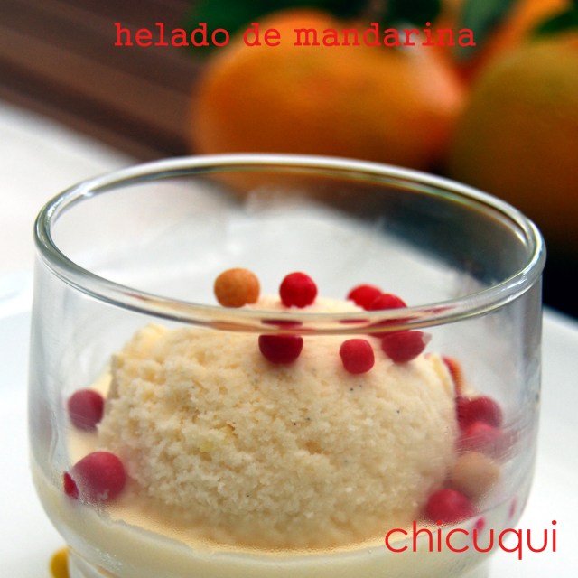 receta helado mandarina galletas decoradas chicuqui