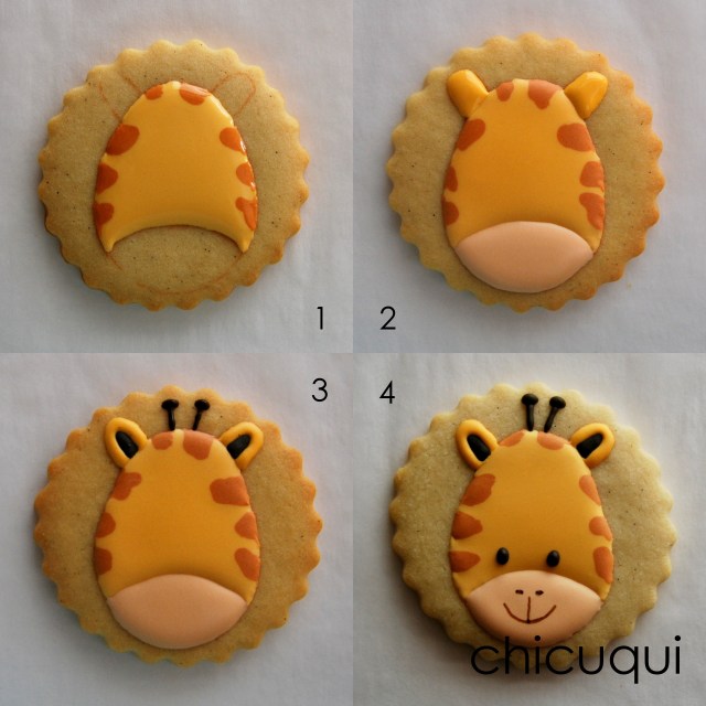 animales de la selva galletas decoradas chicuqui.com