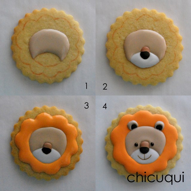 animales de la selva galletas decoradas chicuqui.com