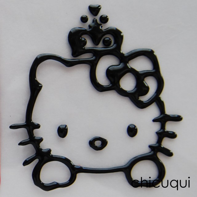 glasa real color negro black icing galletas decoradas chicuqui.com
