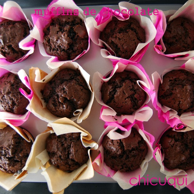 receta de muffins de chocolate en galletas decoradas chicuqui.com