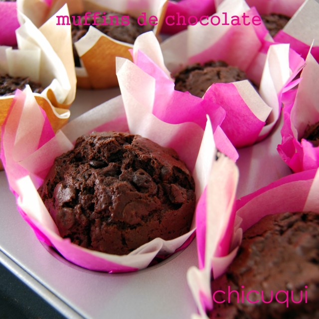 receta de muffins de chocolate en galletas decoradas chicuqui.com