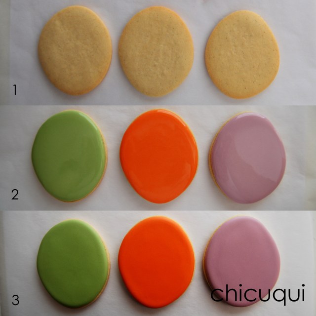 Conejitos de Pascua Easter bunny galletas decoradas chicuqui.com