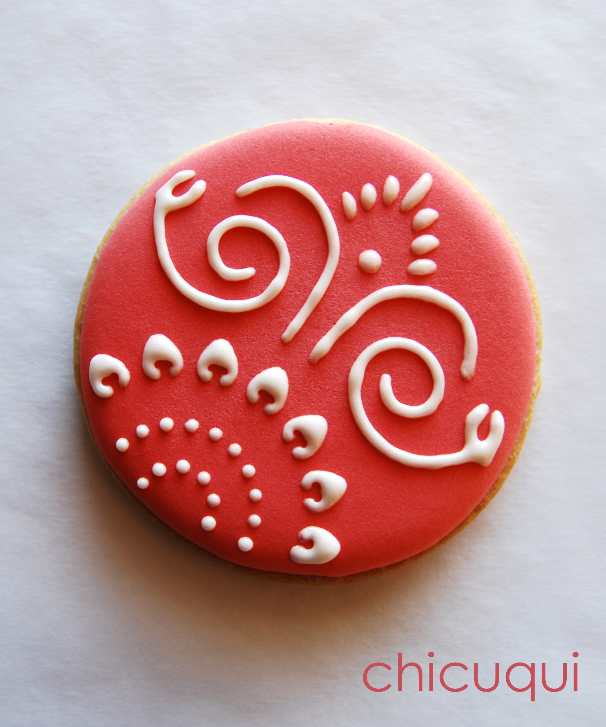 Decoración con stencil para tartas galletas decoradas chicuqui.com