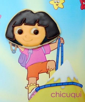 Dora la exploradora galletas decoradas chicuqui.com