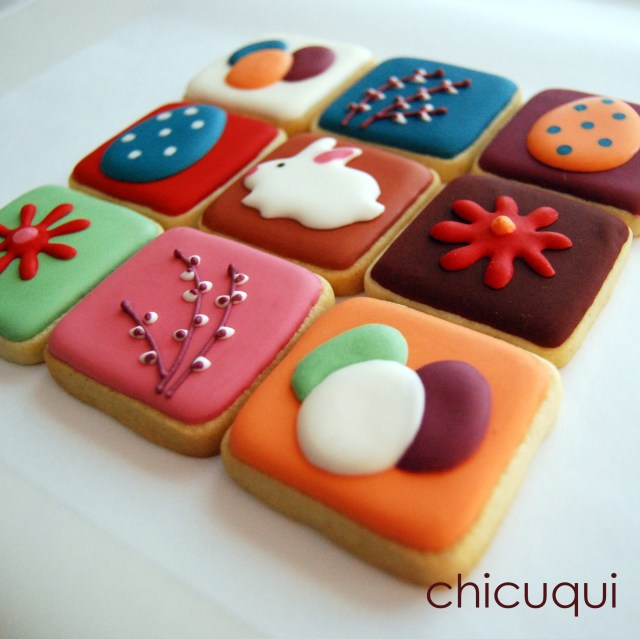 Galletas de Pascua decoradas Easter decorated cookies chicuqui.com