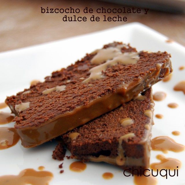 Receta de bizcocho de chocolate y dulce de leche en galletas decoradas chicuqui.com