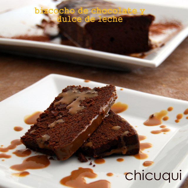 Receta de bizcocho de chocolate y dulce de leche en galletas decoradas chicuqui.com