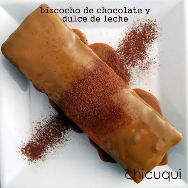 Receta de bizcocho de chocolate y dulce de leche en galletas decoradas chicuqui.com