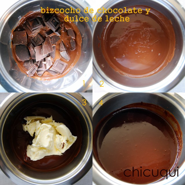 Receta de bizcocho de chocolate y dulce de leche en galletas decoradas chicuqui.com