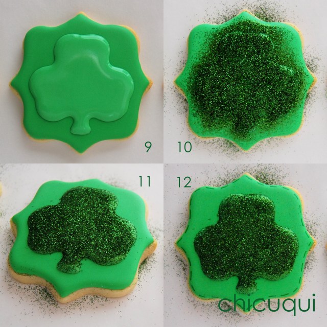 San Patricio galletas decoradas Saint Patrick decorated cookies chicuqui.com