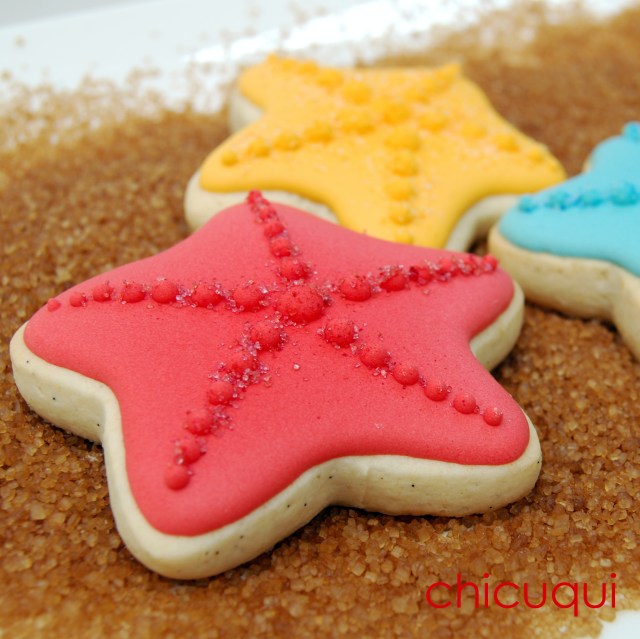 estrellas mar verano galletas decoradas chicuqui.com