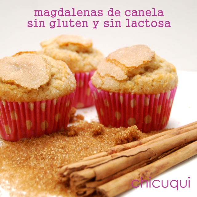 Receta de magdalenas sin gluten y sin lactosa en galletas decoradas chicuqui.com