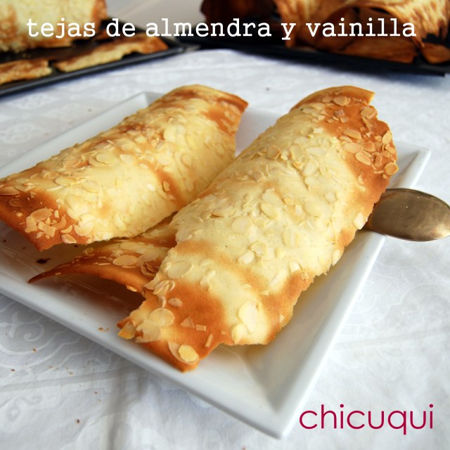 receta de tejas de almendra y vainilla en galletas decoradas chicuqui.com