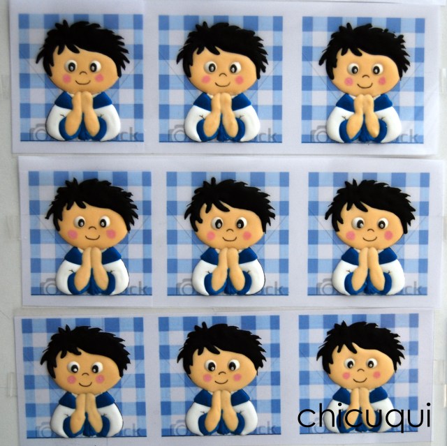 Comunión galletas decoradas niño chicuqui.com