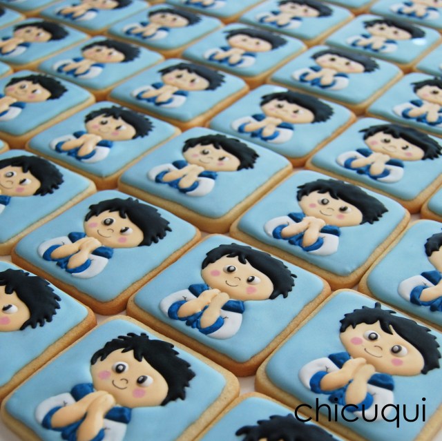 Comunión galletas decoradas niño chicuqui.com