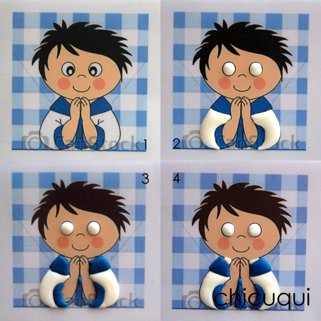 Comunión galletas decoradas niño chicuqui.com