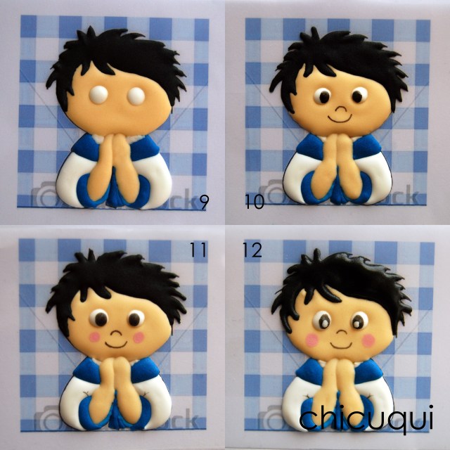 Comunión galletas decoradas niño chicuqui.com