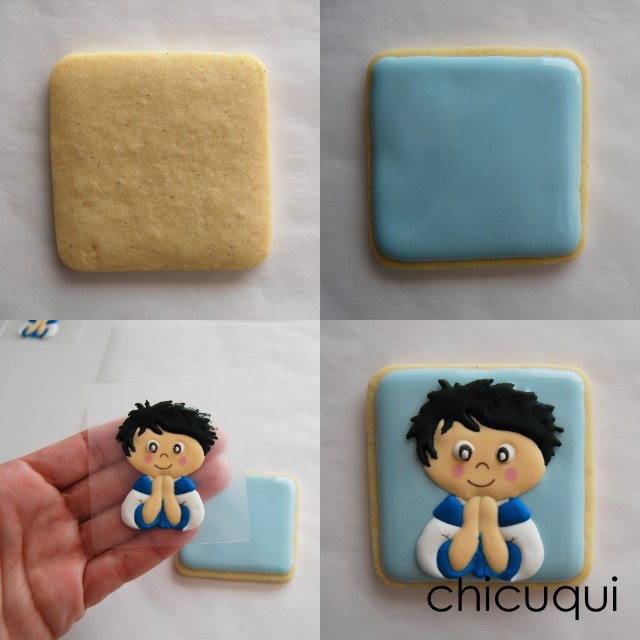 Comunión galletas decoradas niño chicuqui.com