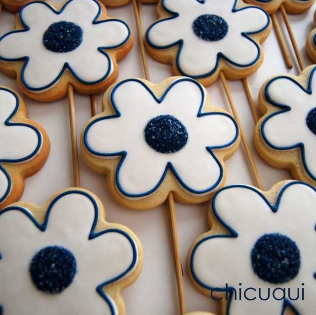 Comunión niño flores galletas decoradas chicuqui.com