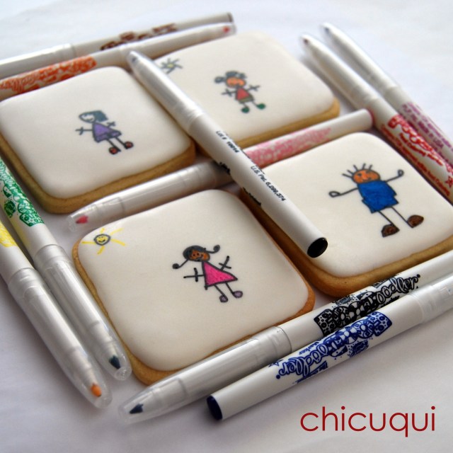 galletas decoradas con niños verano playa chicuqui.com