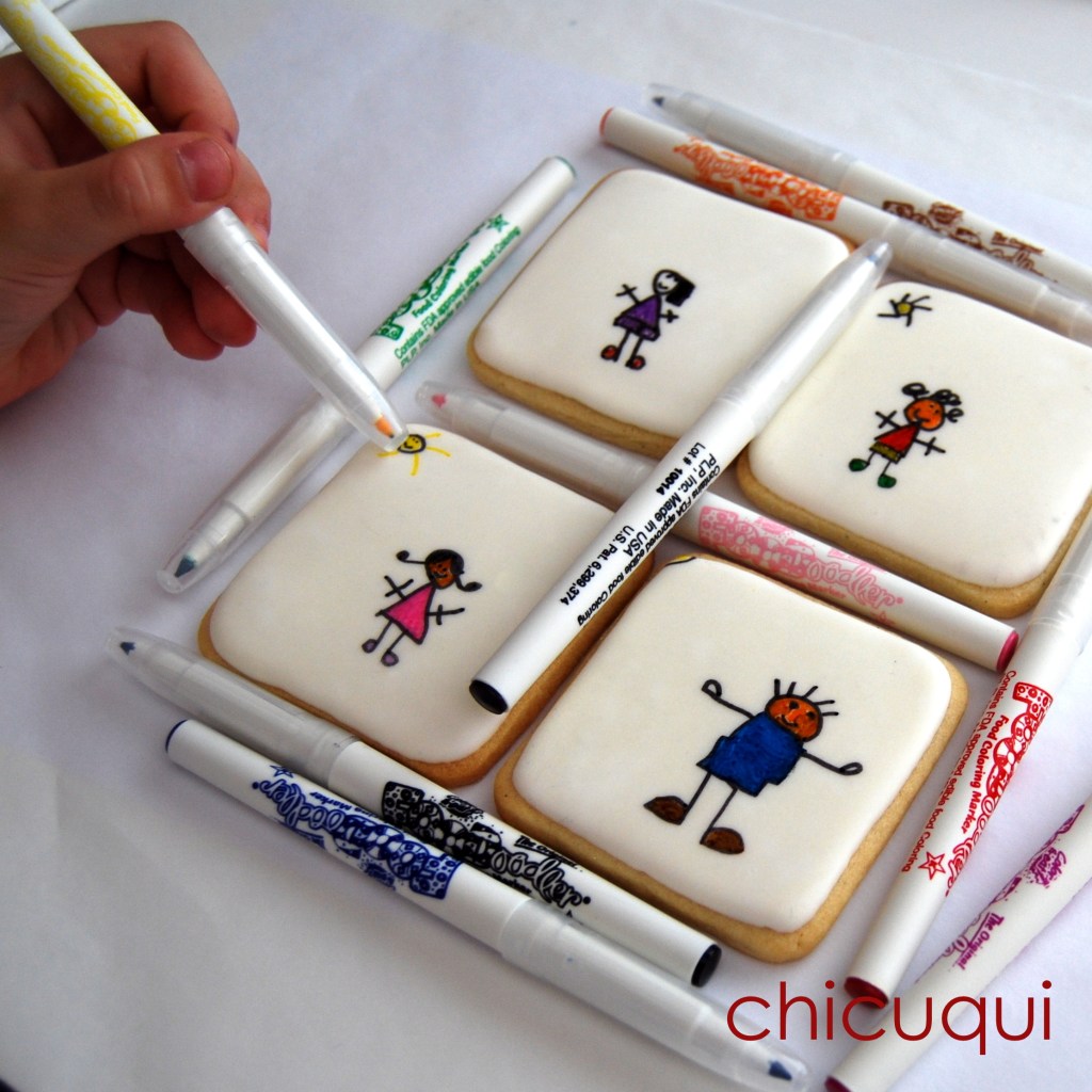 galletas decoradas con niños verano playa chicuqui.com
