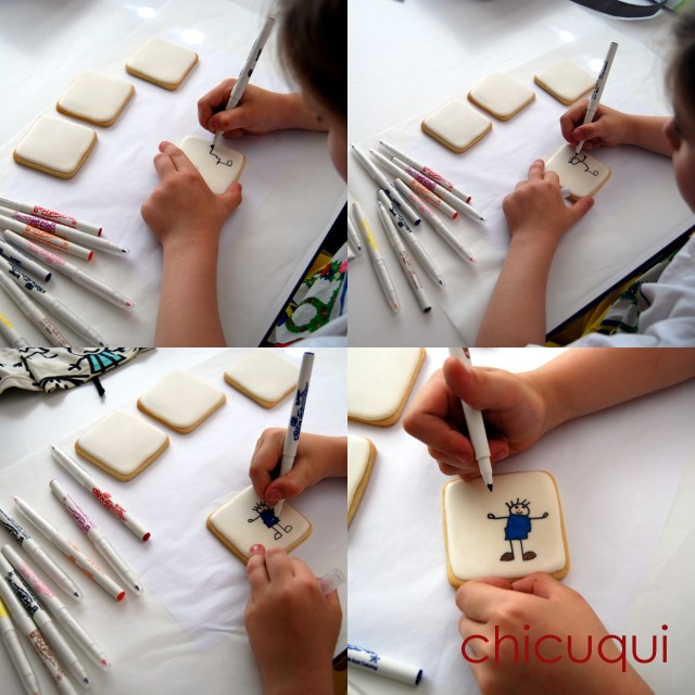 galletas decoradas con niños verano playa chicuqui.com
