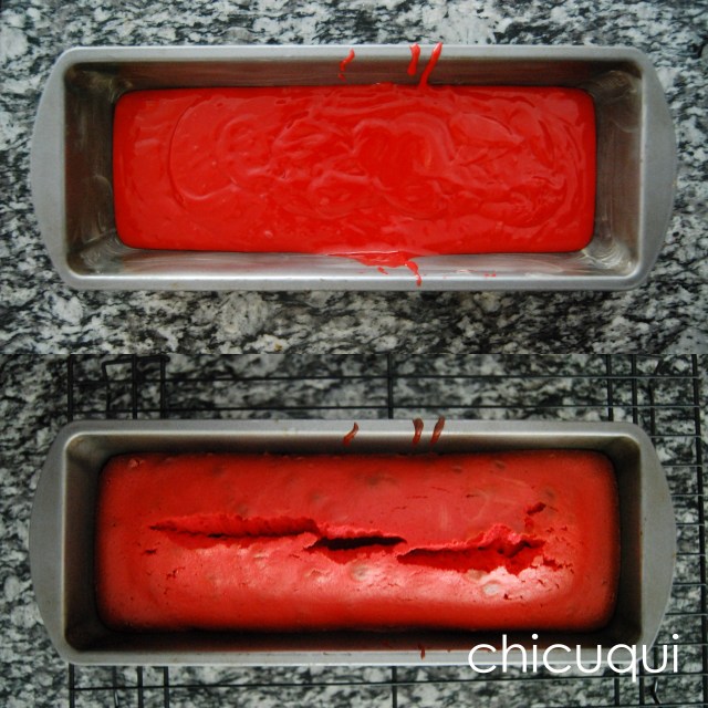 receta de bizcocho de yogur para San Valentín chicuqui.com